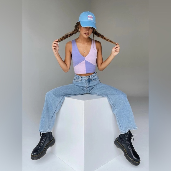 NWT Princess Polly Faiyaz Top in Purple/Lilac - Picture 10 of 13